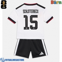 Fotballdrakt Barn Tyskland Nico Schlotterbeck #15 Hjemmedraktsett VM 2026 Kortermet (+ Korte bukser)